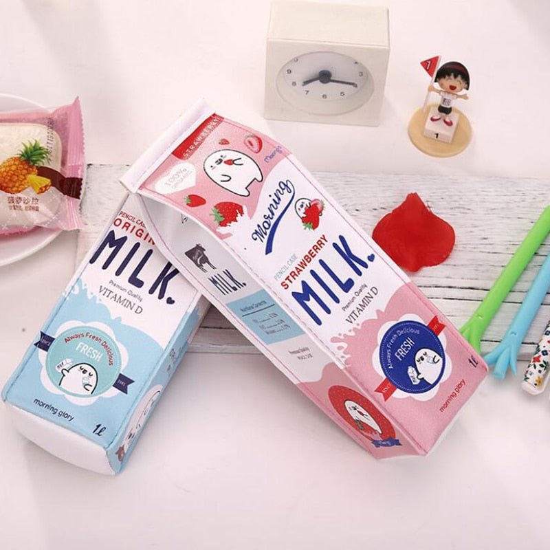 Kawaiimi - stationery - Fresh Milk Carton Pencil Case - 7
