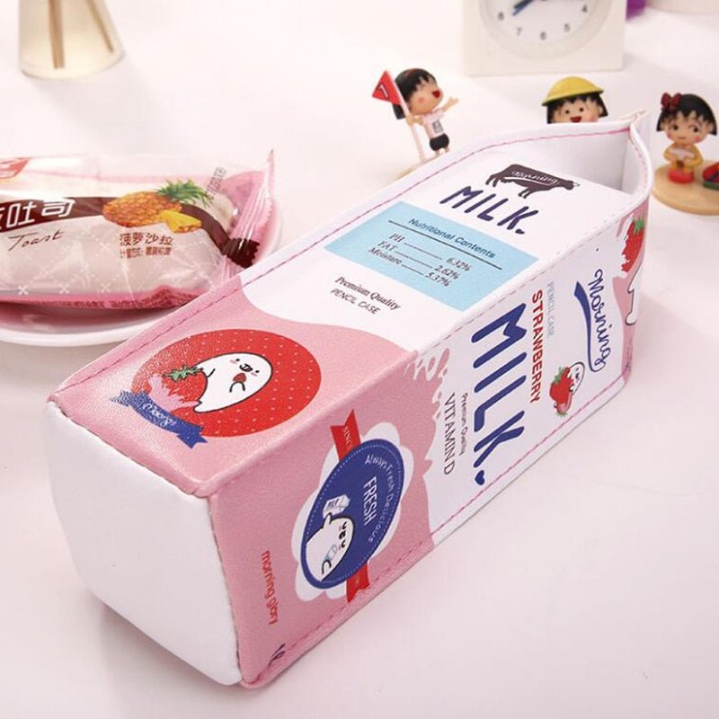 Kawaiimi - stationery - Fresh Milk Carton Pencil Case - 14