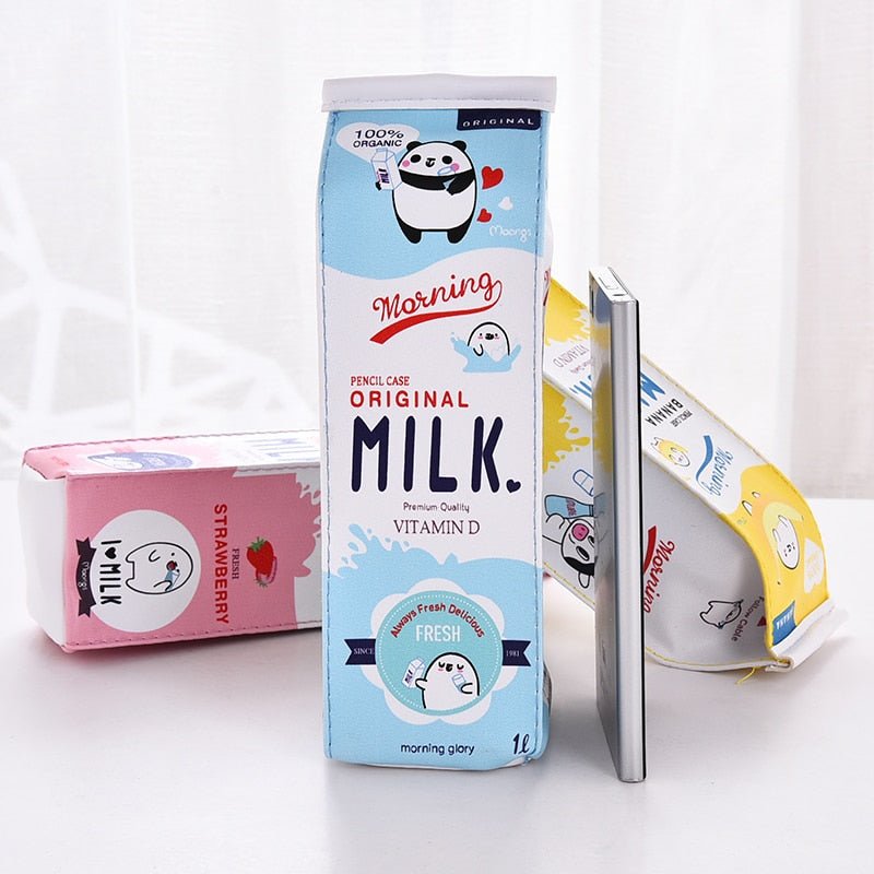 Kawaiimi - stationery - Fresh Milk Carton Pencil Case - 11
