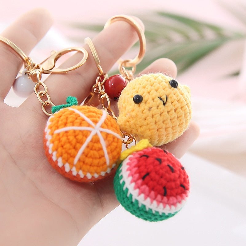 Kawaiimi - accessories, keyholders & bag charms - Fruit Frenzy Knitted Keychains - 2
