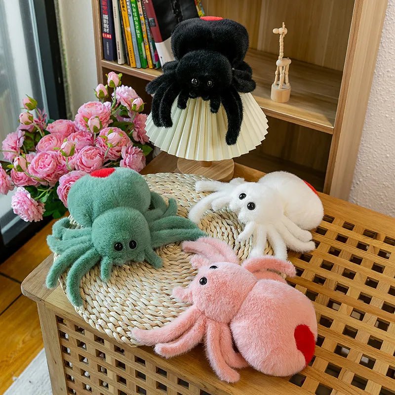 Kawaiimi - cute plushies for kids - Fuzzy Spider Cuddle Plushies - 1