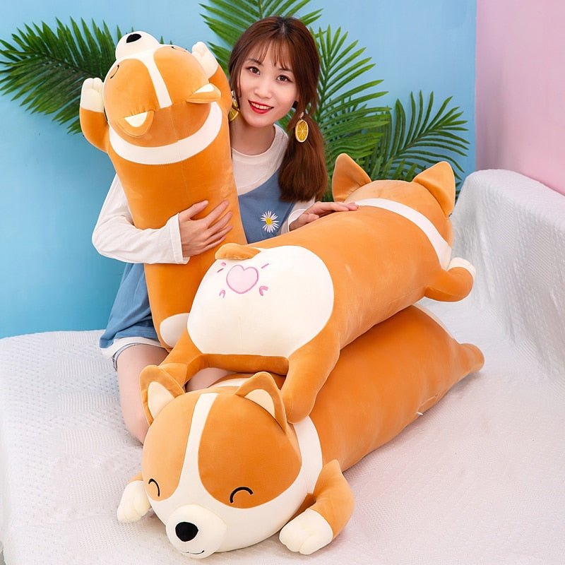 Kawaiimi - plush toys - Giant Corgi Pillow - 10