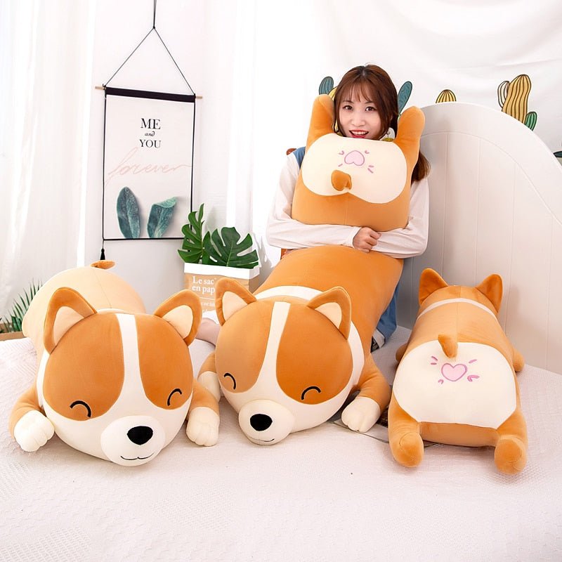 Kawaiimi - plush toys - Giant Corgi Pillow - 8