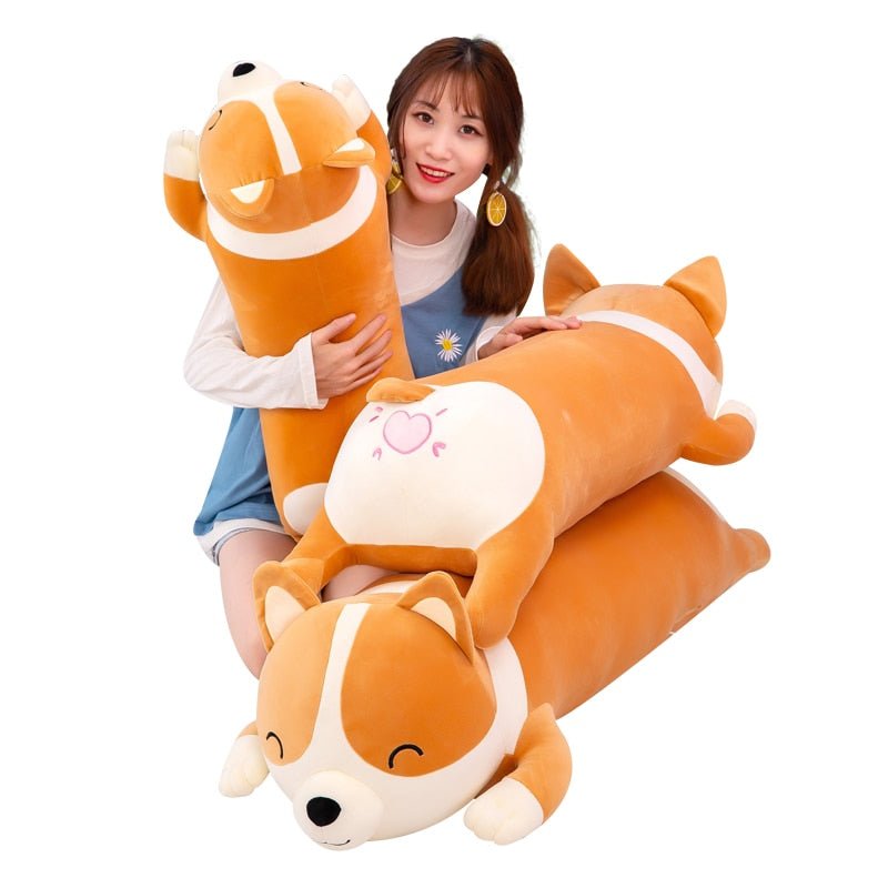 Kawaiimi - plush toys - Giant Corgi Pillow - 2