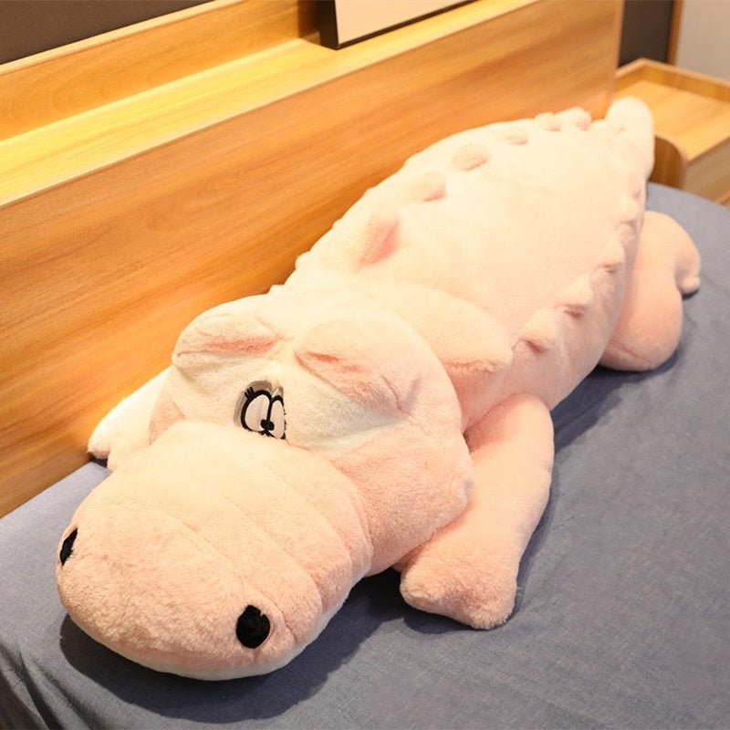 Kawaiimi - plush toys - Giant Lying Crocodile Pillow - 3