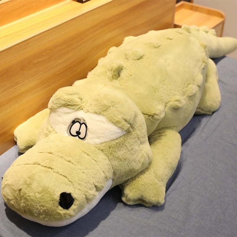 Kawaiimi - plush toys - Giant Lying Crocodile Pillow - 5