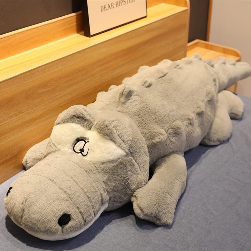 Kawaiimi - plush toys - Giant Lying Crocodile Pillow - 4