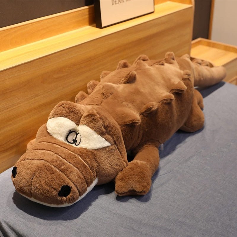 Kawaiimi - plush toys - Giant Lying Crocodile Pillow - 6