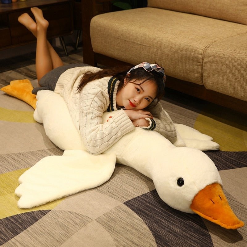 Kawaiimi - plush toys - Giant Swan Buddy Plushie - 6