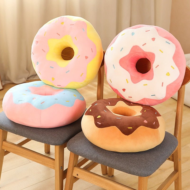 Kawaiimi - plush toys - Giant Sweet Donut Plush Cushion - 1