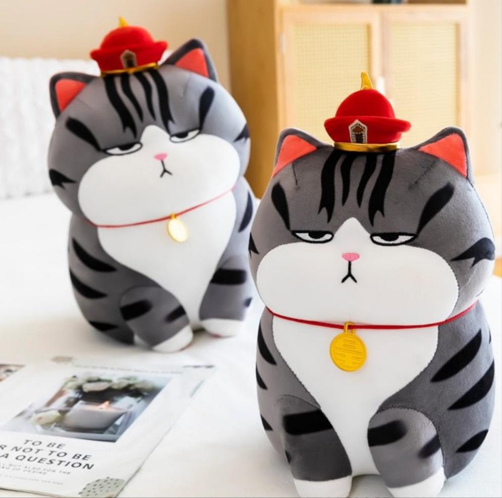 Kawaiimi - cute soft plush toys for children - Grumpy Emperor Buddies Plushie - 2