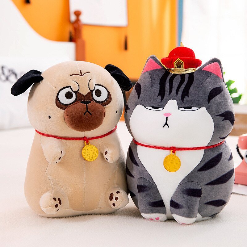 Kawaiimi - cute soft plush toys for children - Grumpy Emperor Buddies Plushie - 1