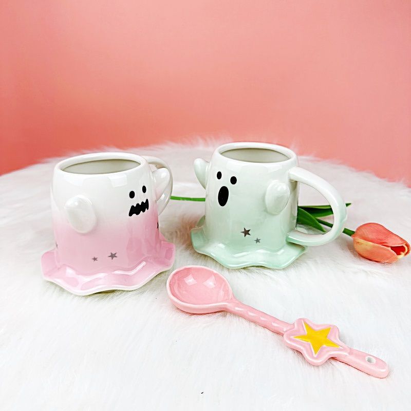 Kawaiimi - ceramic coffee & tea mugs - Halloween Boo-Teaful Mug - 2