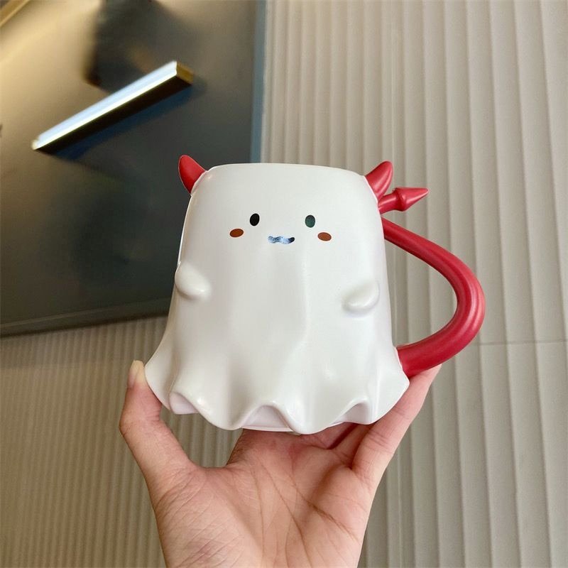 Kawaiimi - ceramic coffee & tea mugs - Halloween Boo-Teaful Mug - 1