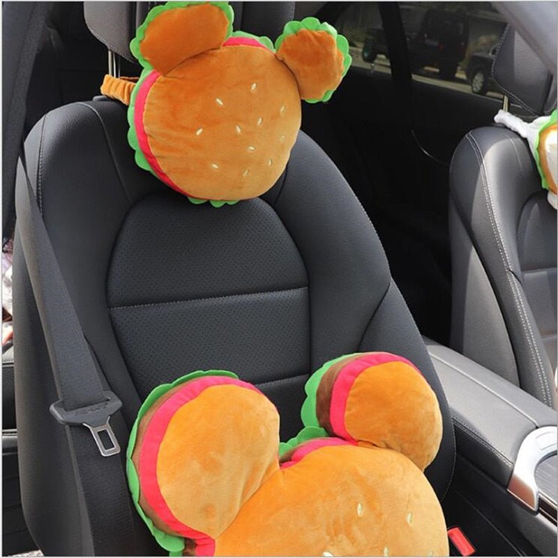 Kawaiimi - car deco & accessories - Hamburger Car Cushions - 6