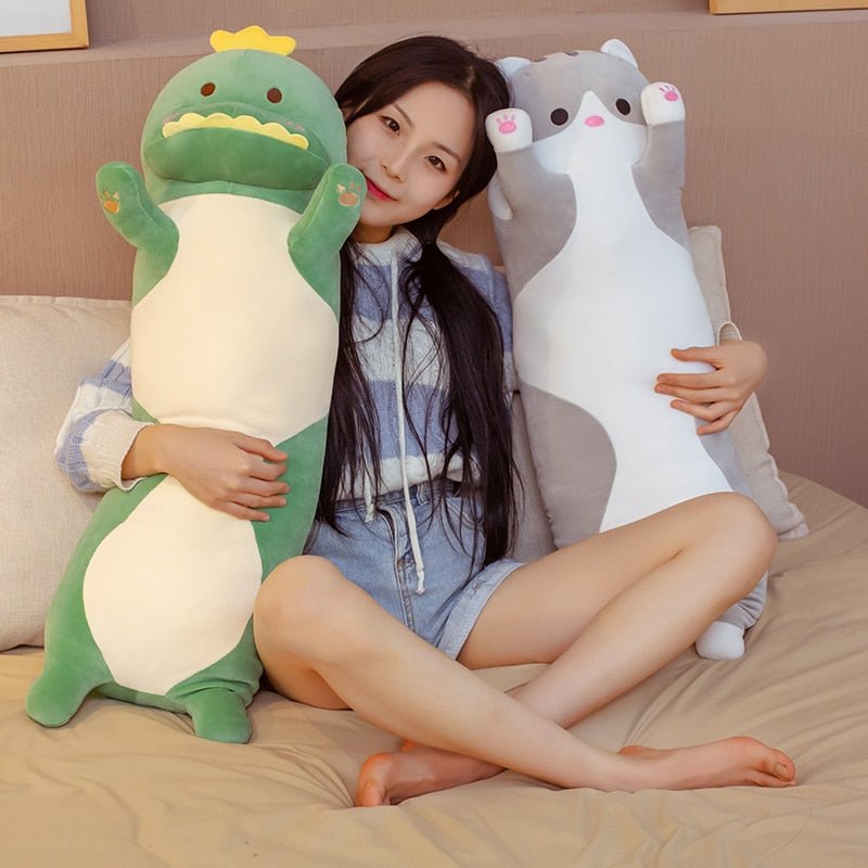 Kawaiimi - plush toys - Happy Pet Family Long Plushie Pillow - 12