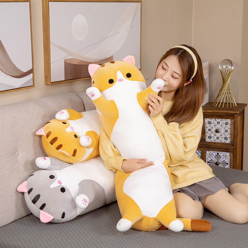 Kawaiimi - plush toys - Happy Pet Family Long Plushie Pillow - 10