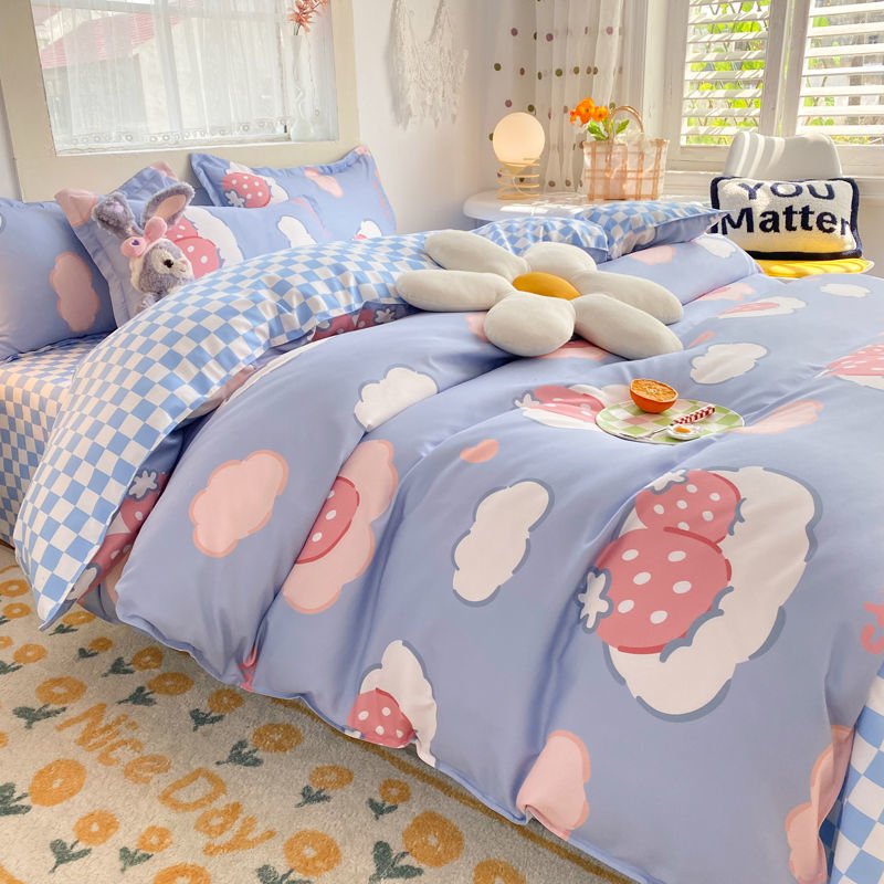 Kawaiimi - Home & Living - Heavenly Strawberry Bedding Set - 2