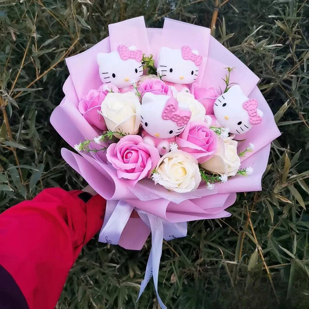 Kawaiimi - thank you gifts - Hello Kitty Baby Rose Bouquet - 7