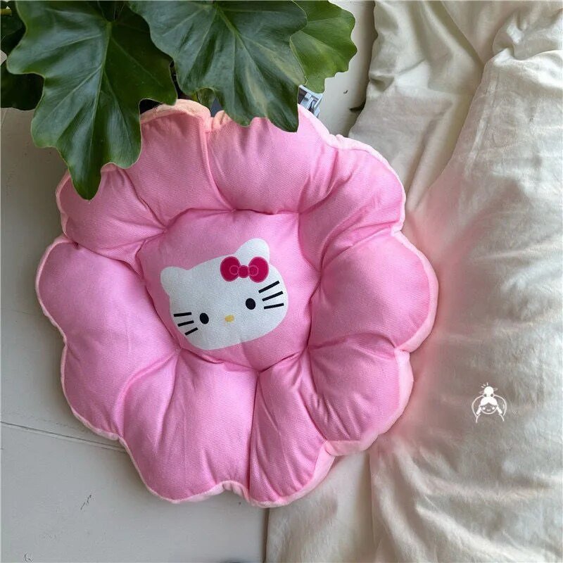 Kawaiimi - sofa cushions & plush pillows - Hello Kitty Pink Cloud Seat Cushion - 9