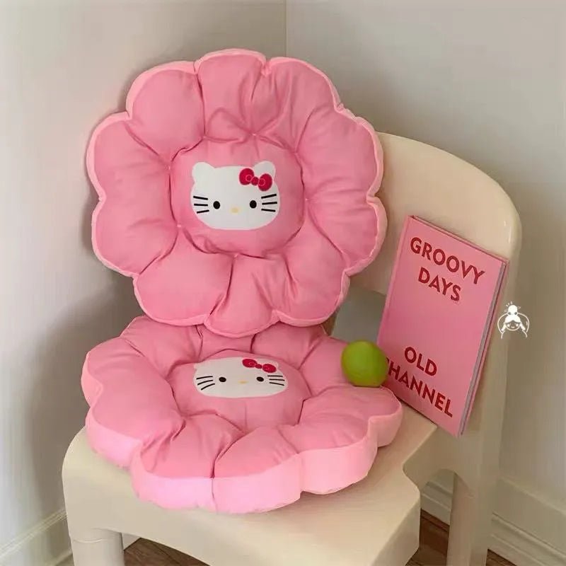 Kawaiimi - sofa cushions & plush pillows - Hello Kitty Pink Cloud Seat Cushion - 2