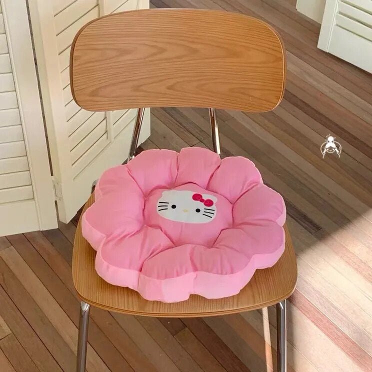 Kawaiimi - sofa cushions & plush pillows - Hello Kitty Pink Cloud Seat Cushion - 3