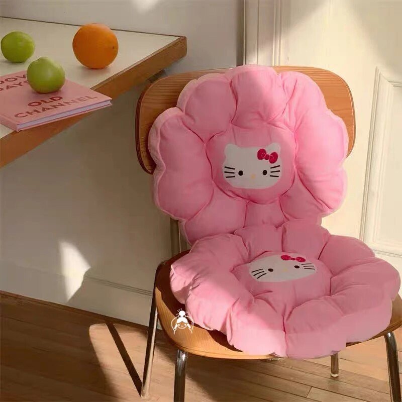 Kawaiimi - sofa cushions & plush pillows - Hello Kitty Pink Cloud Seat Cushion - 1