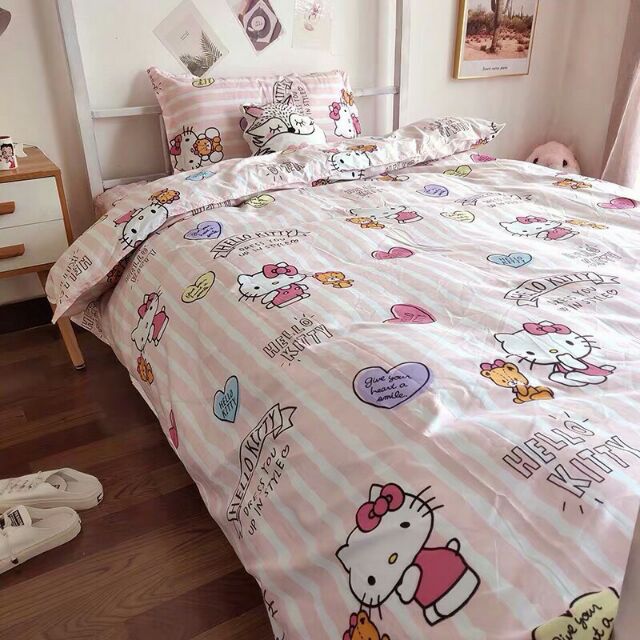Kawaiimi - bed sets duvet covers & bedsheets - Hello Kitty Sanctuary Bedding Set - 1