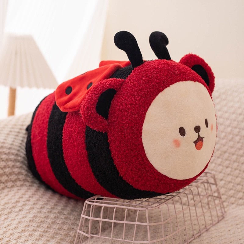 Kawaiimi - plush seat cushions & seat pads - Honey Buzzie Chonky Bee Plushie - 7