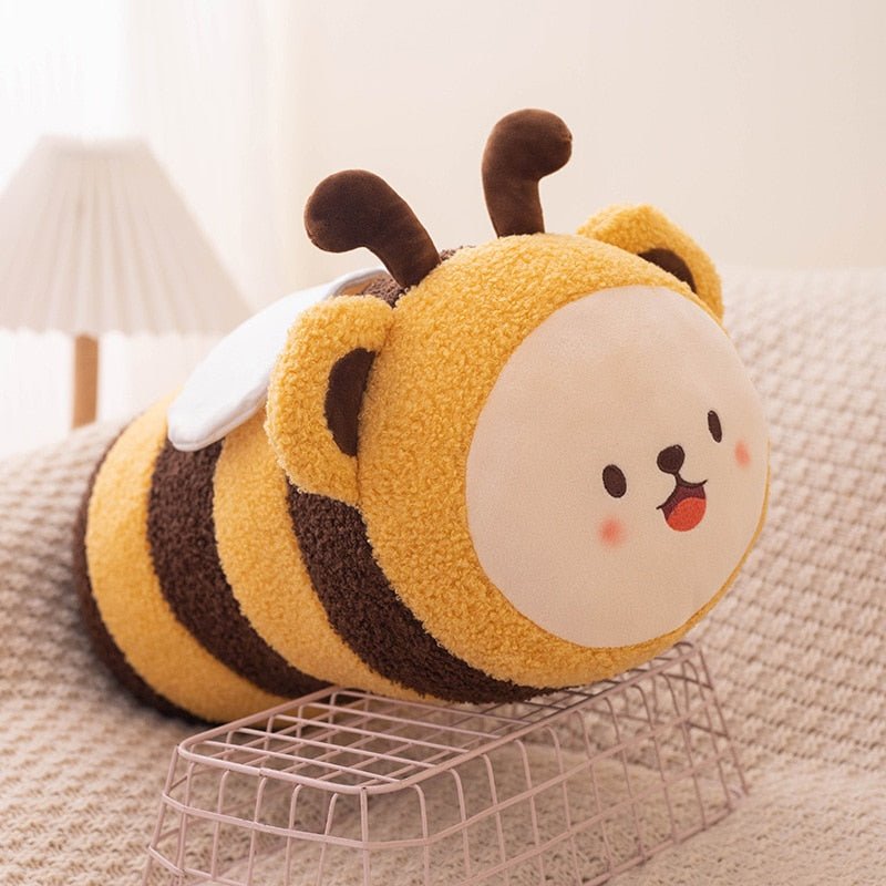 Kawaiimi - plush seat cushions & seat pads - Honey Buzzie Chonky Bee Plushie - 8