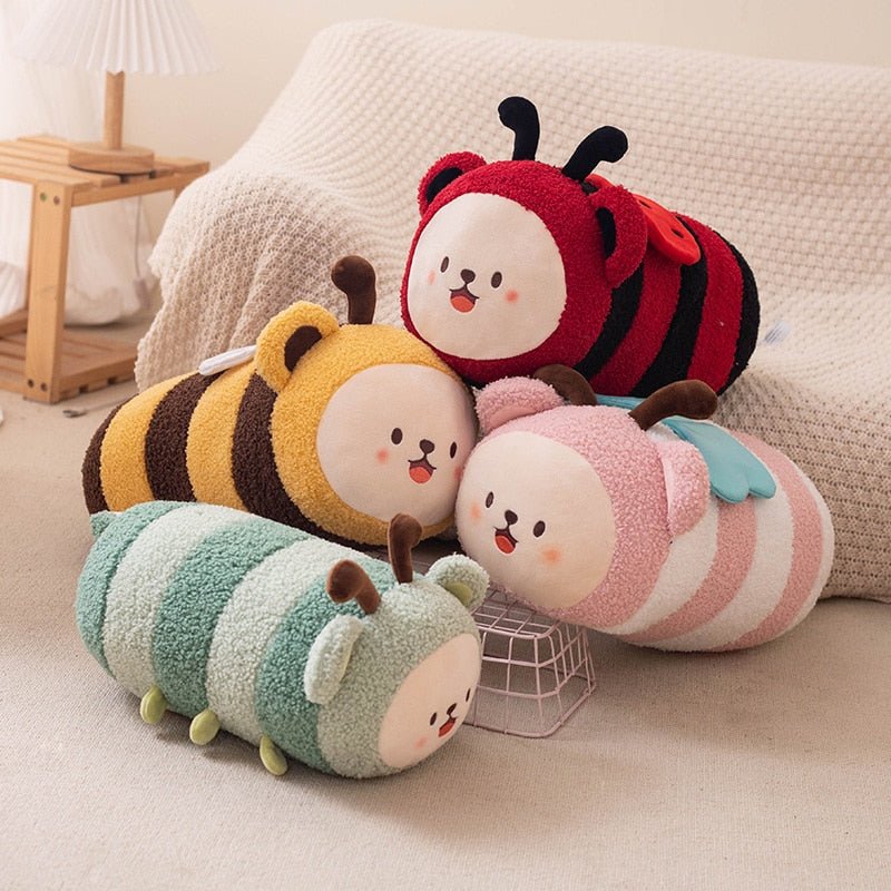 Kawaiimi - plush seat cushions & seat pads - Honey Buzzie Chonky Bee Plushie - 1