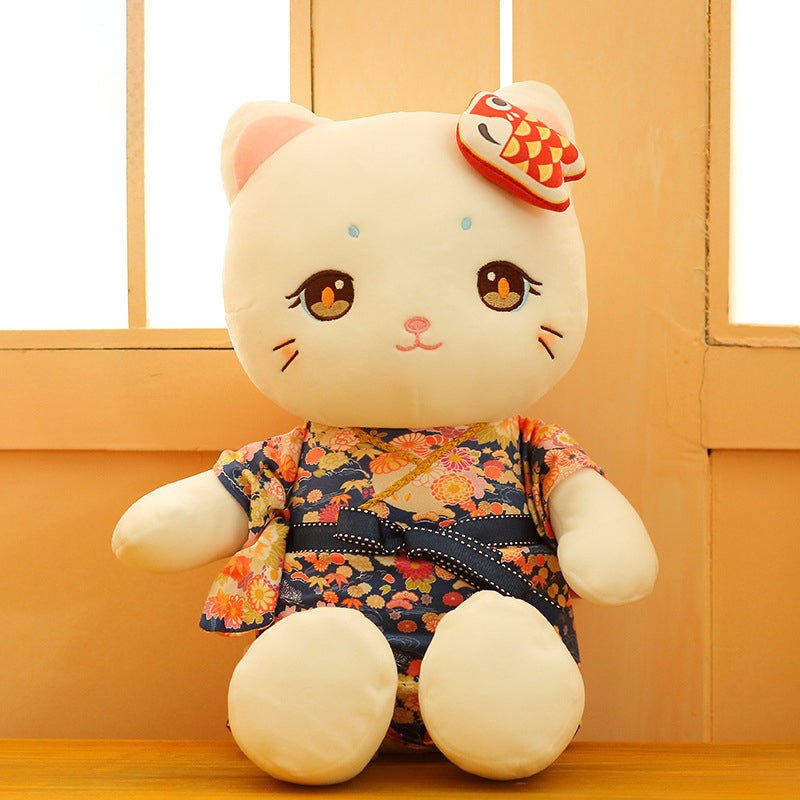 Kawaiimi - plush toys - Japanese Kimono Cat Plushie - 6