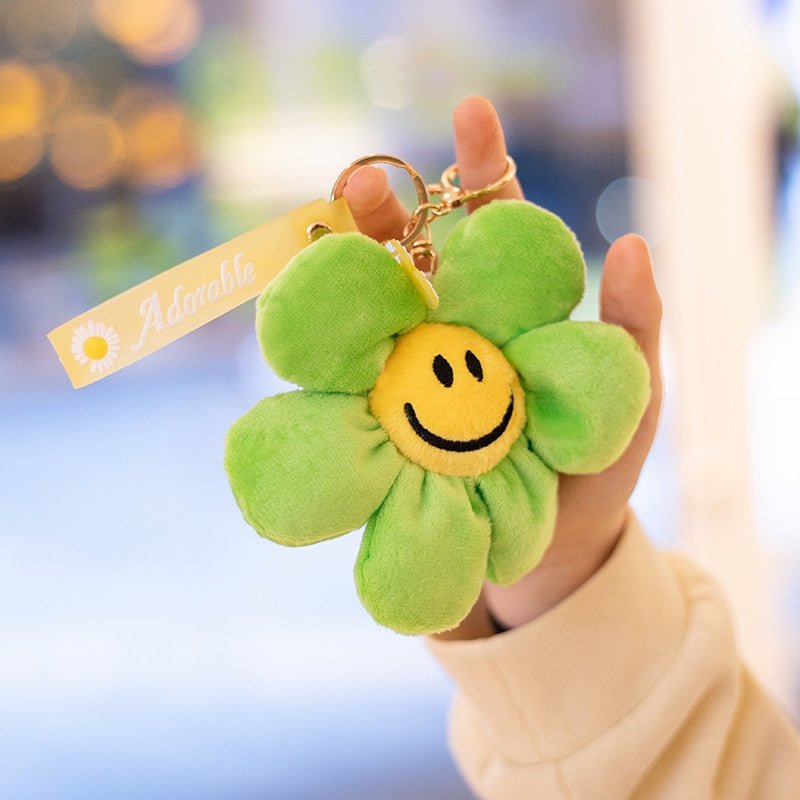 Kawaiimi - accessories - Jumbo Daisy Plush Flower Bag Charm - 9