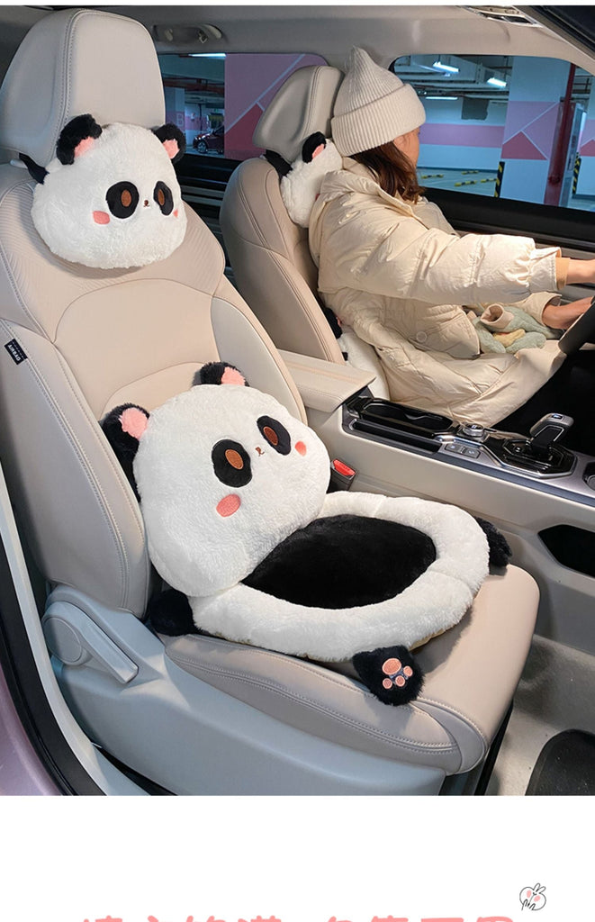 Kawaiimi - car deco & accessories - Kawaii Bunny & Panda Car Cushions - 14