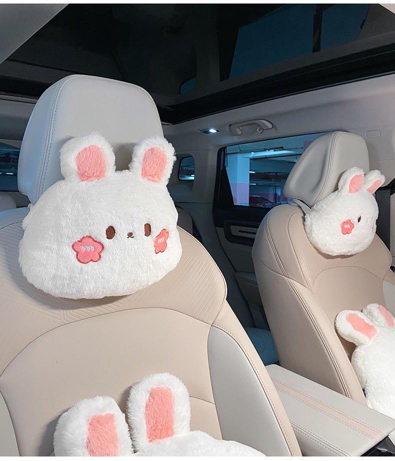 Kawaiimi - car deco & accessories - Kawaii Bunny & Panda Car Cushions - 13