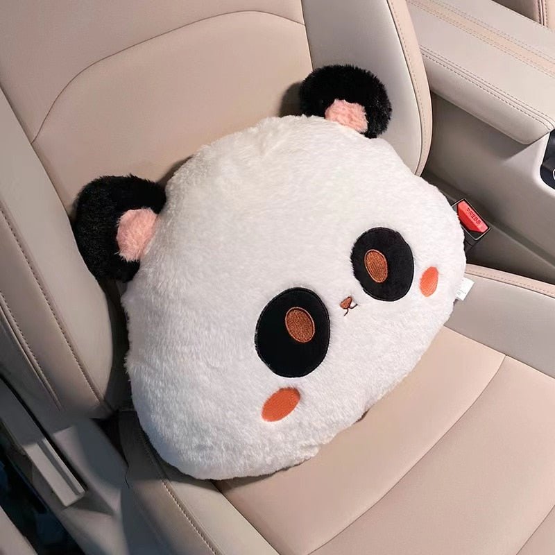 Cute Rabbit Plush, Car Headrest Pillow, Seat Cushion, Cute Car Accessories  Interior, Car Ornament, Comfortable Soft Pillow 
