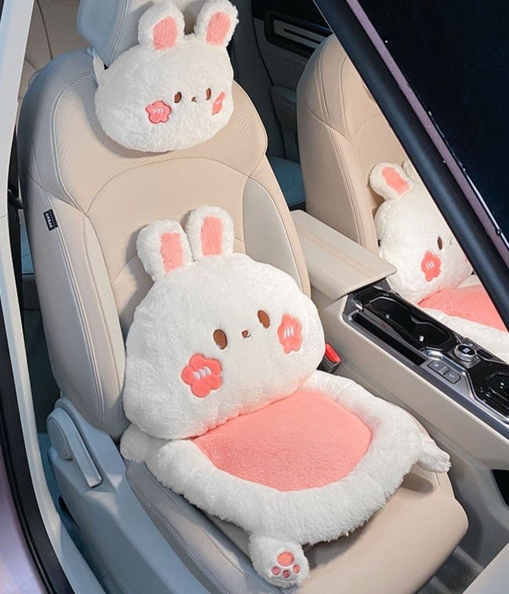 Kawaiimi - car deco & accessories - Kawaii Bunny & Panda Car Cushions - 4