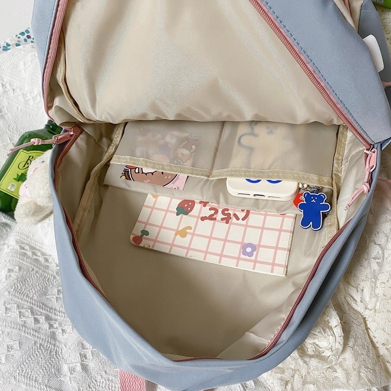 Kawaiimi - school bags & back to school accessories - Kawaii Chic Seoul School Backpack - 17