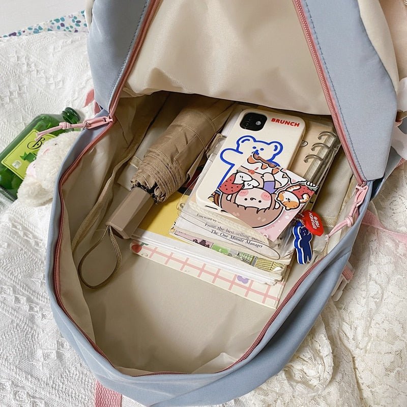 Kawaiimi - school bags & back to school accessories - Kawaii Chic Seoul School Backpack - 16