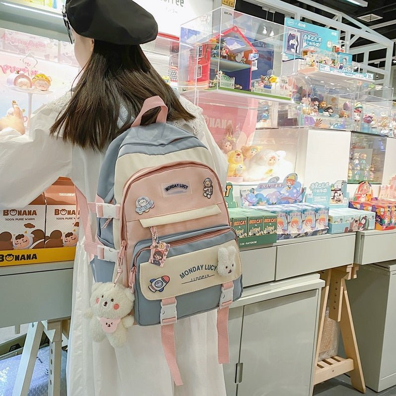 Kawaiimi - school bags & back to school accessories - Kawaii Chic Seoul School Backpack - 30