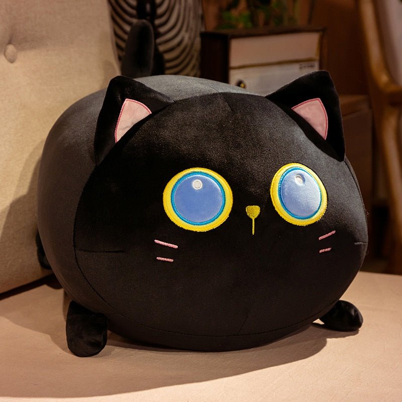 Kawaiimi - plush toys - Kawaii Chubby Cat Plush Pillow - 16
