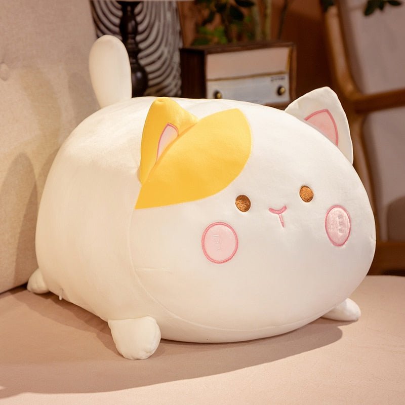 Kawaiimi - plush toys - Kawaii Chubby Cat Plush Pillow - 15
