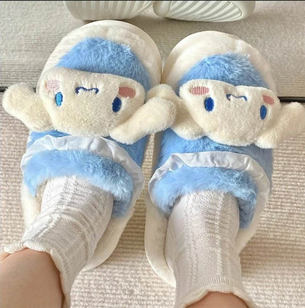 Kawaiimi - flip-flops, shoes & slippers for women - Kawaii Fluffy Sanrio Slippers - 6