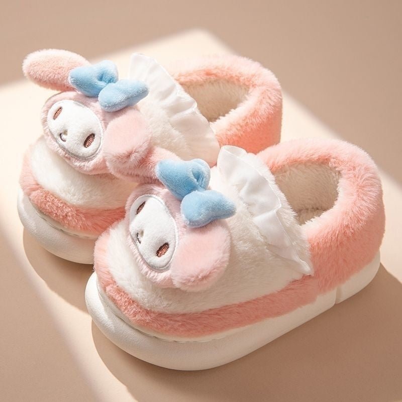 Kawaiimi - flip-flops, shoes & slippers for women - Kawaii Fluffy Sanrio Slippers - 2