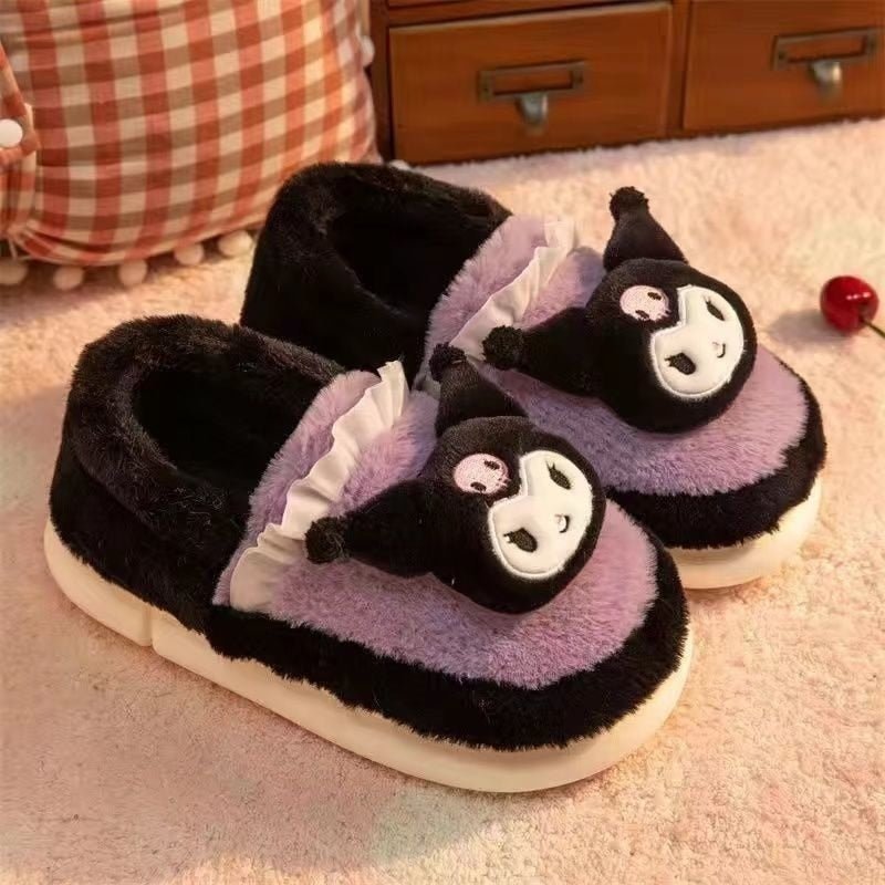 Kawaiimi - flip-flops, shoes & slippers for women - Kawaii Fluffy Sanrio Slippers - 18
