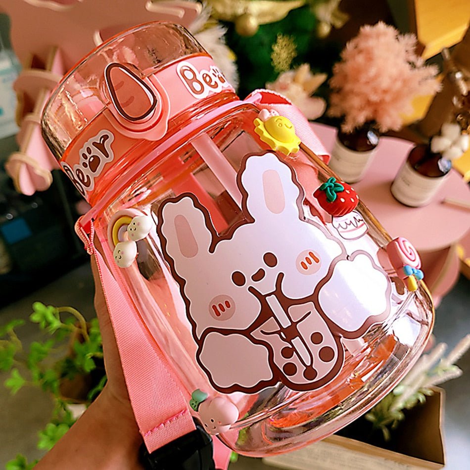 Kawaiimi - accessories - Kawaii Happy Bear Jumbo Water Bottle - 11