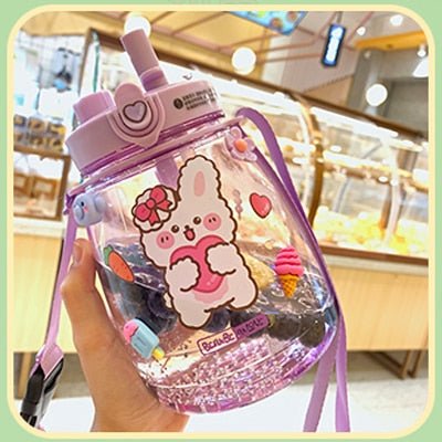 Kawaiimi - accessories - Kawaii Happy Bear Jumbo Water Bottle - 9