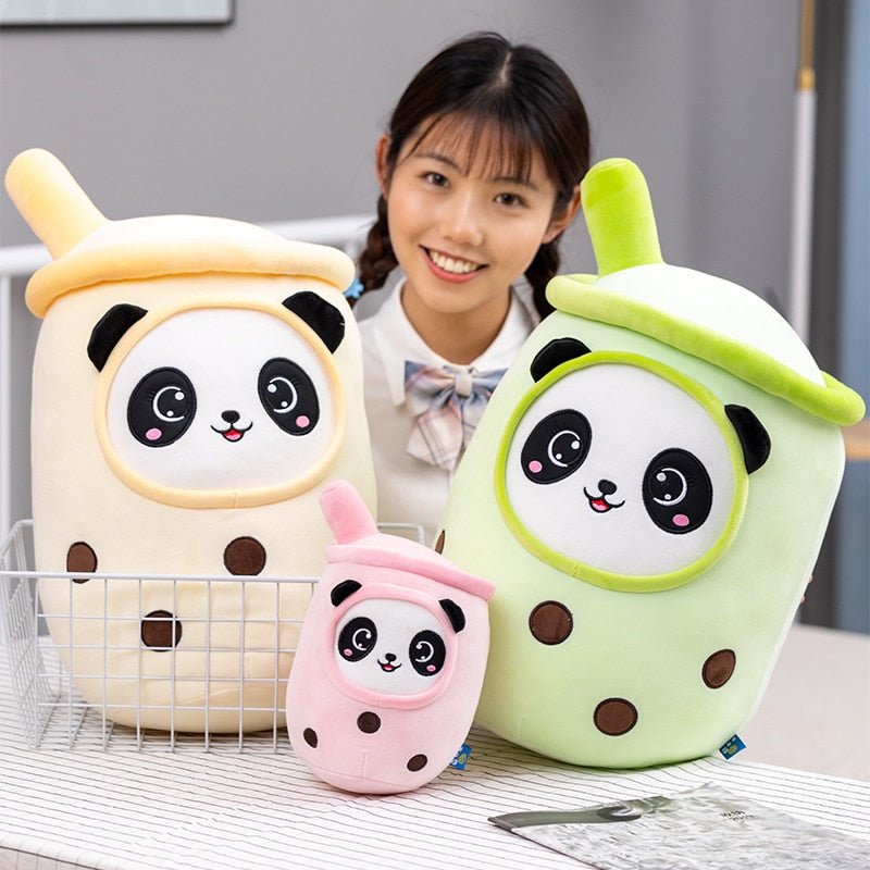 Kawaiimi - plush toys - Kawaii Panda Boba Tea Plushie - 8