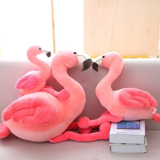 Kawaiimi - plush toys - Kawaii Rosy Pink Flamingo Plush - 4