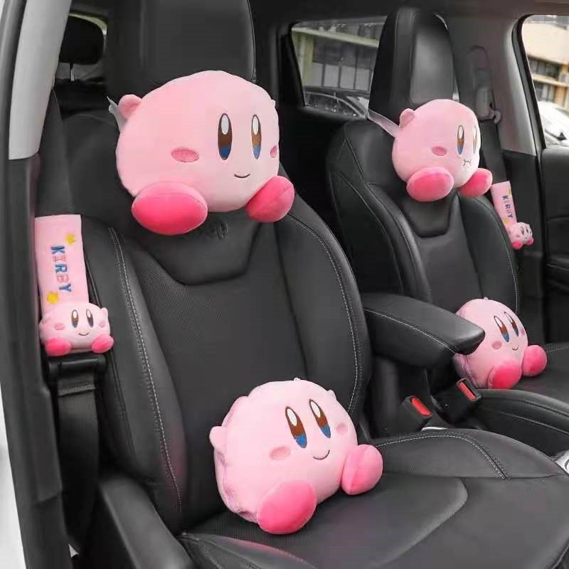 Kawaiimi - car deco & accessories - Kirby Puffington Car Cushions - 1